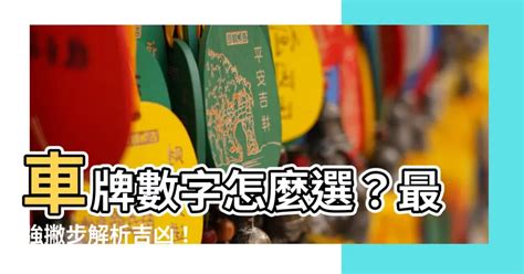 車牌數字算命|車牌選號工具｜附：車牌吉凶、數字五行命理分析 – 免 